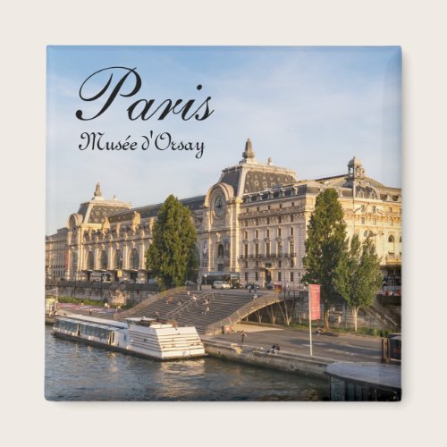 Famous Musée d'Orsay - Paris, France, Europe Magnet Famous Musée d'Orsay - Paris, France, Europe Magnet