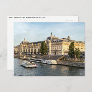 Famous Musée d'Orsay - Paris, France, Europe Postcard