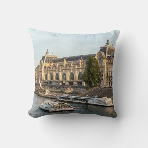 Famous Muse dOrsay _ Paris France Europe Throw Pillow