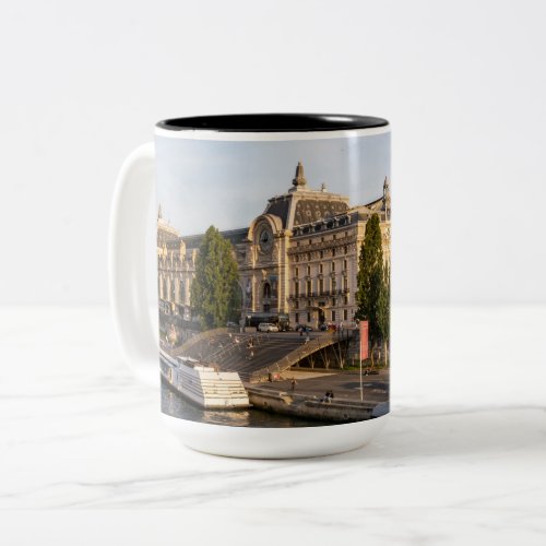 Famous Muse dOrsay _ Paris France Europe Two_Tone Coffee Mug