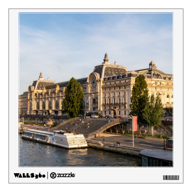 Famous Musée d'Orsay - Paris, France, Europe Wall Decal (Front)