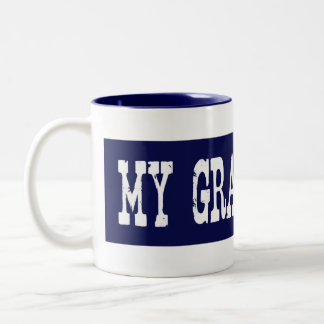 Famous My Grass Is Blue Two-Tone Coffee Mug