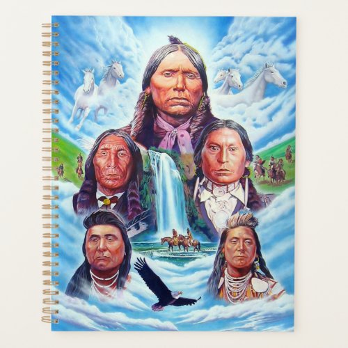 Famous Native Americans Painting Custom Template Planner