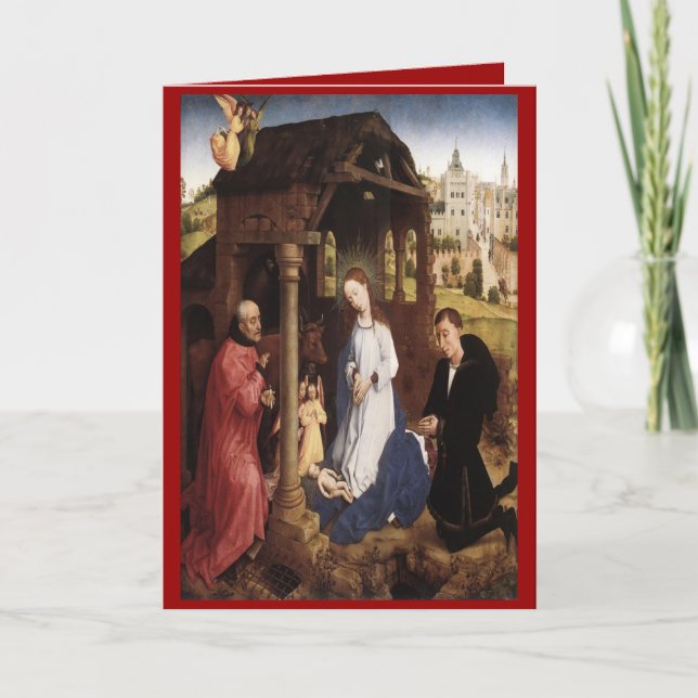 FAMOUS NATIVITY SCENE CHRISTMAS GREETING CARD GIFT (Front)