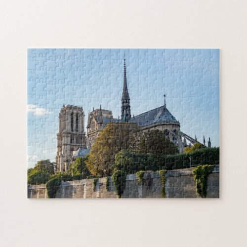 Famous Notre Dame de Paris Cathedral _ France Jigsaw Puzzle