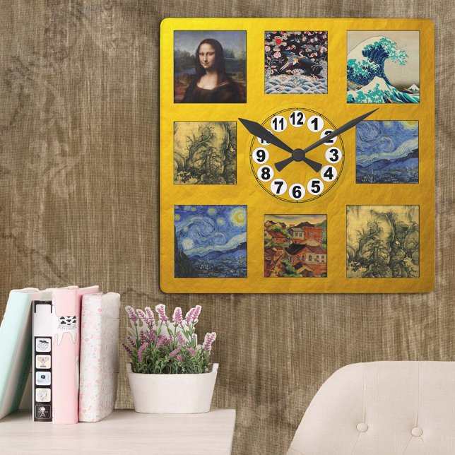 Famous Painting Art Clock /Van Gogh, da Vinci (Creator Uploaded)