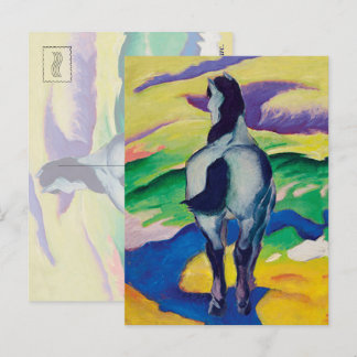 Famous Painting Blue Horse II by Franz Marc Postcard