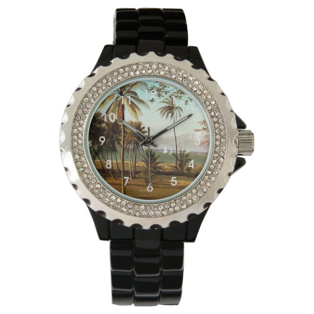 Famous painting, Florida Scene by Albert Bierstadt Watch (Front)
