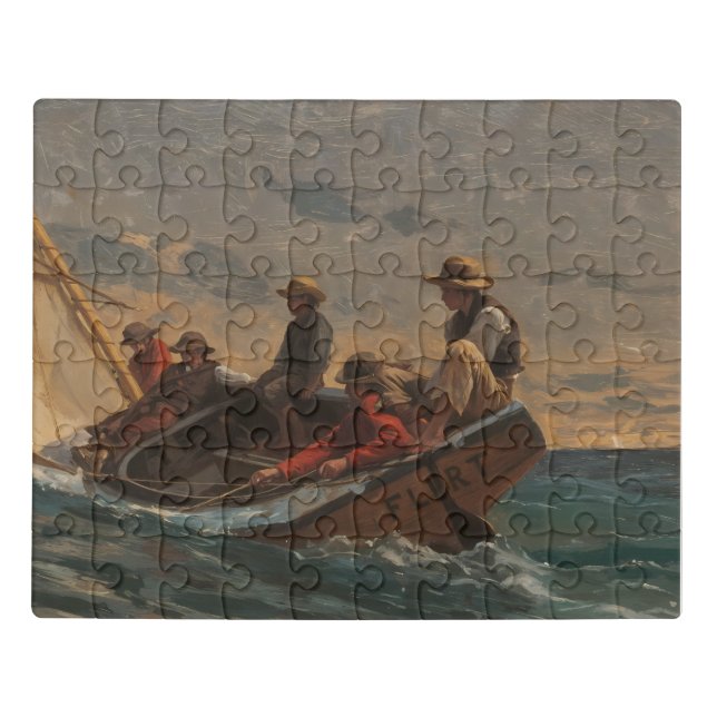 Famous Painting The Flirt Jigsaw Puzzle (Puzzle Horizontal)