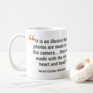 Famous Photographer's Quote 1 Double Lens Camera Coffee Mug