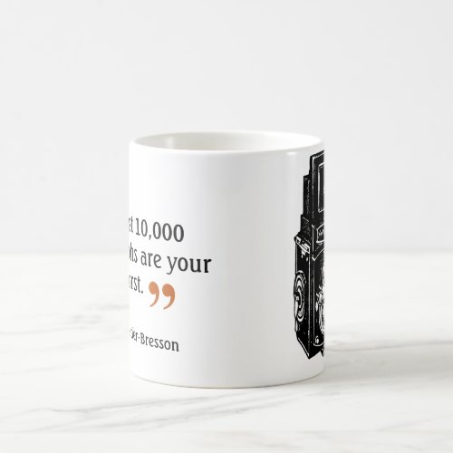 Famous Photographers Quote 3 Double Lens Camera Coffee Mug