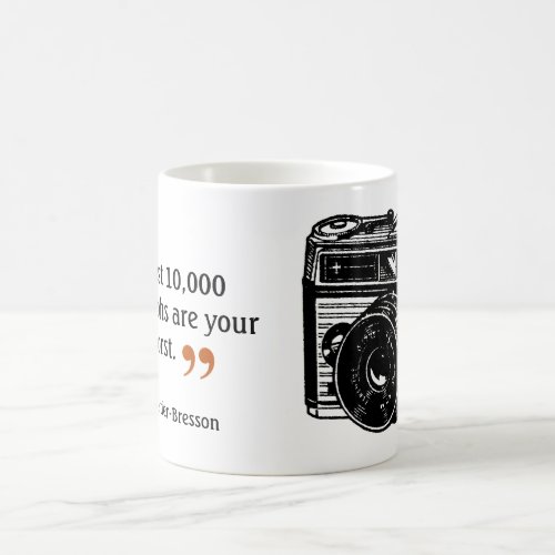 Famous Photographers Quote 3 Vintage Camera Image Coffee Mug