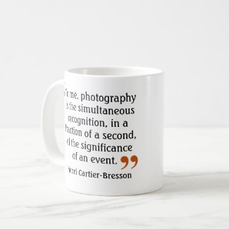Famous Photographer's Quote 5 Double Lens Camera Coffee Mug