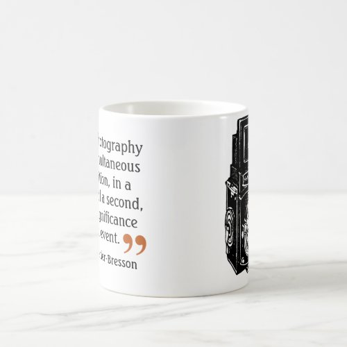 Famous Photographers Quote 5 Double Lens Camera Coffee Mug