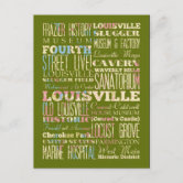 Kentucky Travel Stamp Sticker Louisville Slugger Museum and 