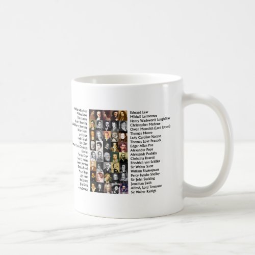 Famous Poets Mug