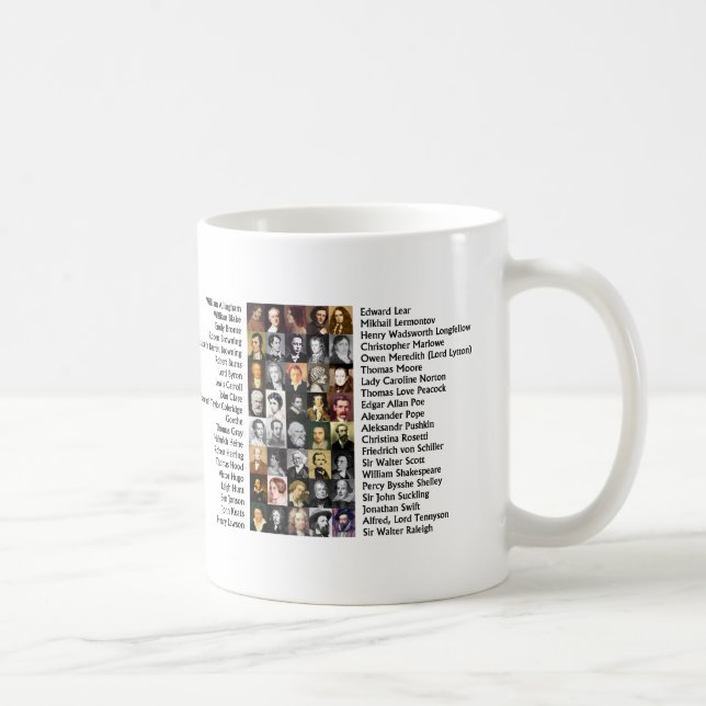 Famous Poets Mug (Right)