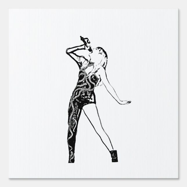 Famous pop music artist sign (Front)