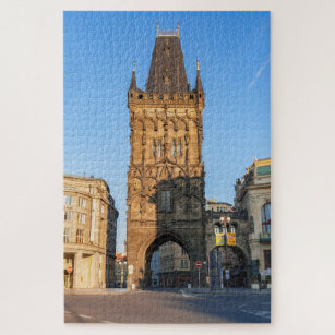 Famous Powder Tower - Prague, Czech Republic Jigsaw Puzzle