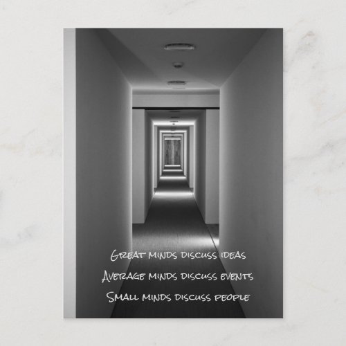 Famous quote ideas events people invitation postcard
