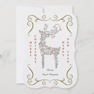 Famous Reindeer Holiday Card