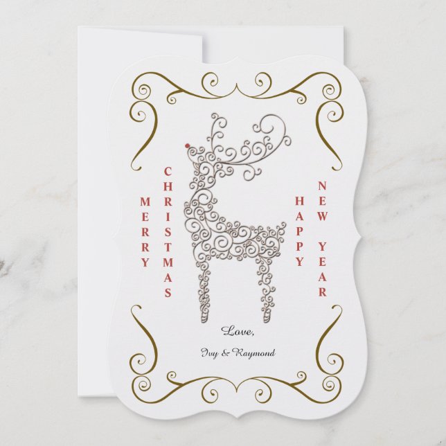 Famous Reindeer Holiday Card (Front)