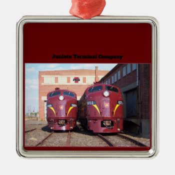 Famous Restored Pennsylvania Railroad Locomotives  Metal Ornament by stanrail at Zazzle