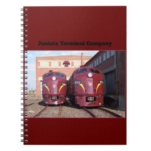 Famous restored Pennsylvania Railroad Locomotives  Notebook