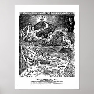 Famous ROAD TO SUCCESS Poster 100 Year Celebration