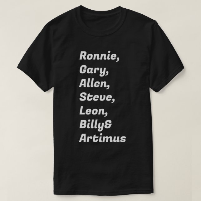 Famous Rock band Classic T-shirt (Design Front)