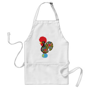 Famous Rooster of Barcelos Nr 06 Adult Apron