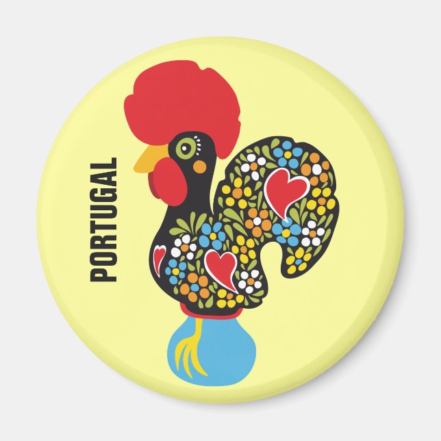 Famous Rooster of Barcelos Nr 06 Magnet (Front)