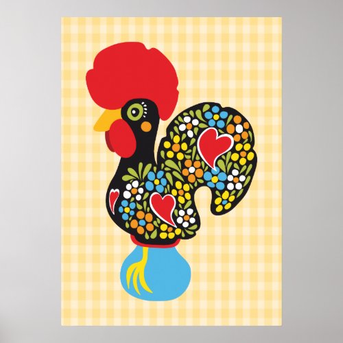 Famous Rooster of Barcelos Nr 06 Poster