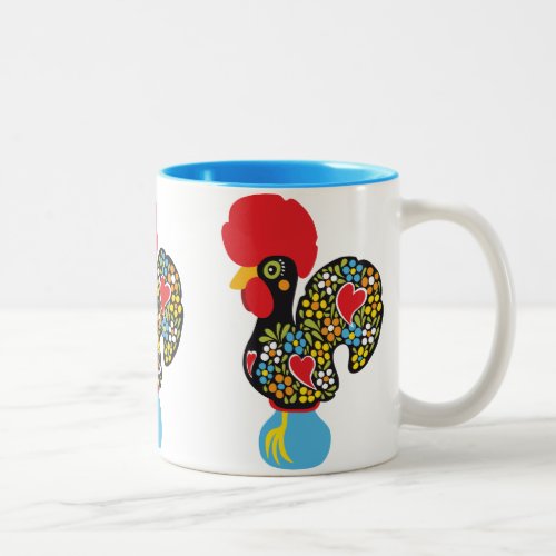 Famous Rooster of Barcelos Nr 06 Two_Tone Coffee Mug