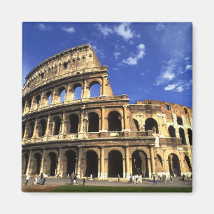Famous ruins of the Coliseum in Rome Italy Magnet