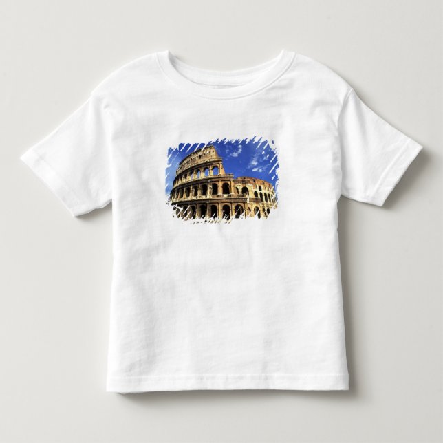Famous ruins of the Coliseum in Rome Italy Toddler T-shirt (Front)