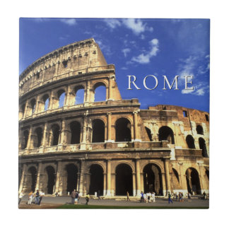 Famous Ruins of the Coliseum | Rome Italy Ceramic Tile