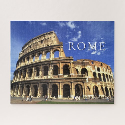 Famous Ruins of the Coliseum  Rome Italy Jigsaw Puzzle