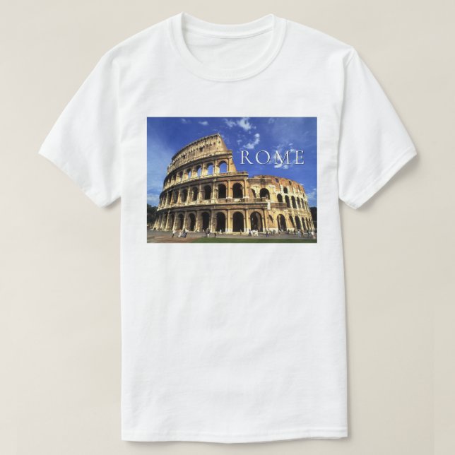 Famous Ruins of the Coliseum | Rome Italy T-Shirt (Design Front)