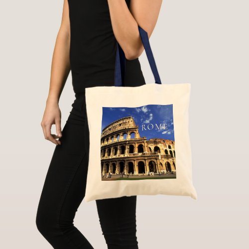 Famous Ruins of the Coliseum  Rome Italy Tote Bag