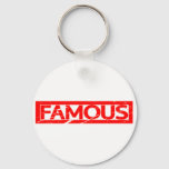 Famous Stamp Keychain