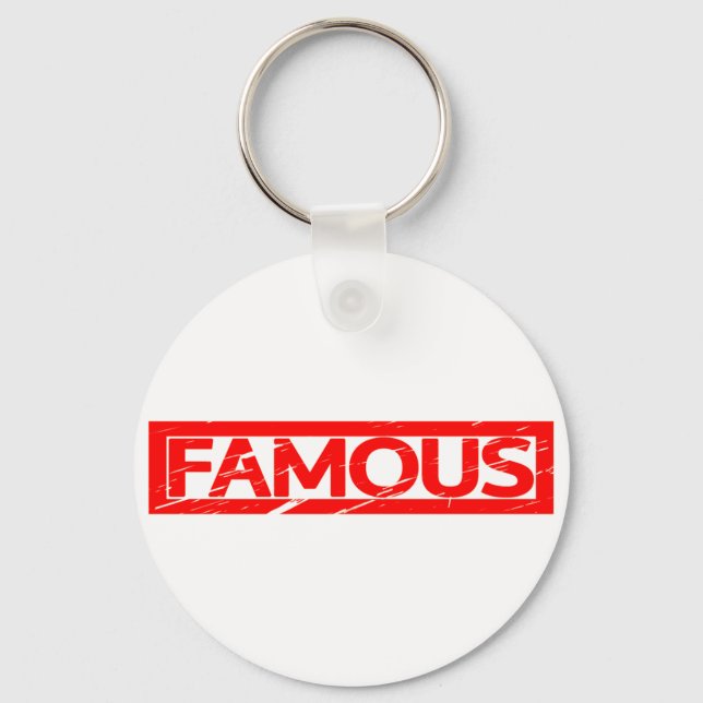 Famous Stamp Keychain (Front)