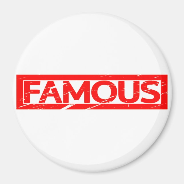 Famous Stamp Magnet (Front)
