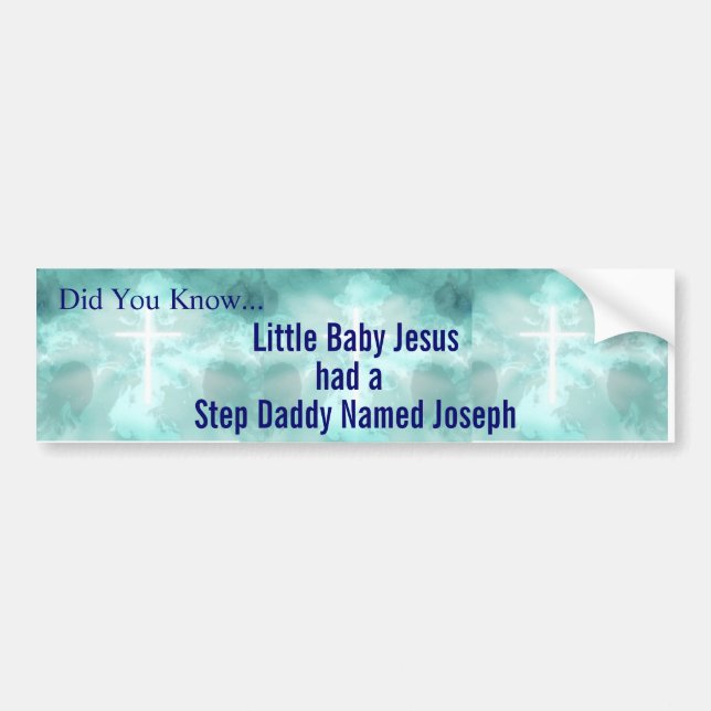 Famous Step Dad Bumper Sticker (Front)