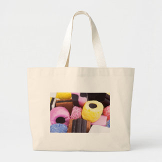 famous sweets of Licorice Large Tote Bag