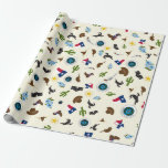 Famous Texas Items- The Lone Star State Wrapping Paper at Zazzle