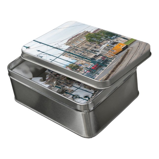 Famous Tramway two in Budapest, Hungary Jigsaw Puzzle (Lid Open)