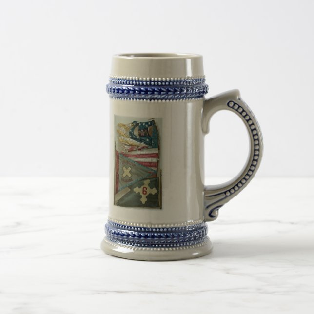 Famous Union Battle Flags - Plate 1 - Beer Stein (Right)