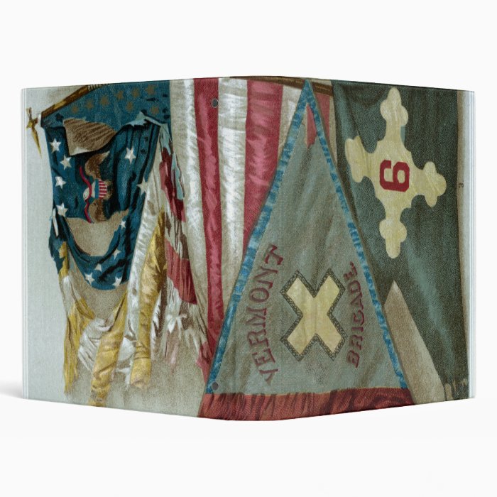 Famous Union Battle Flags   Plate 1   3 Ring Binders