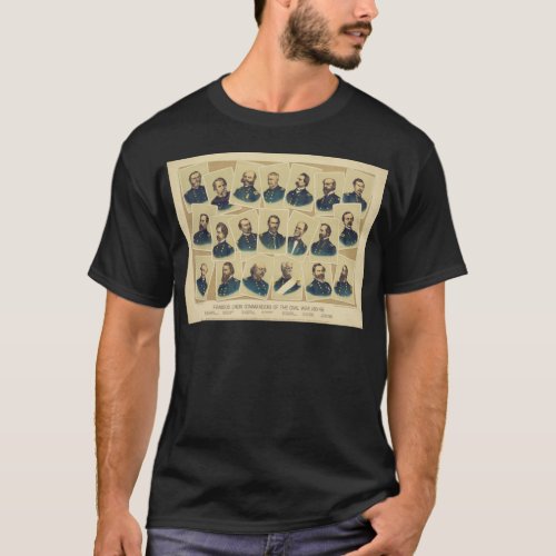 Famous Union Commanders of the Civil War T_Shirt